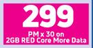 2 x Samsung Galaxy A12 Smartphone-On 2GB Red Core More Data + On Promo 65