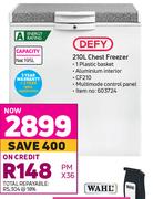 Defy 210L Chest Freezer