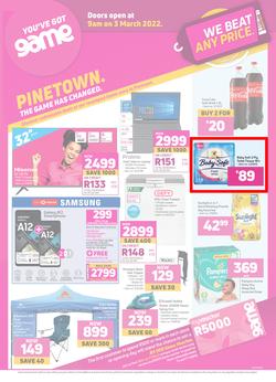 Game Pinetown : The Game Has Changed (03 March - 09 March 2022), page 1