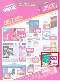 Game Pinetown : The Game Has Changed (03 March - 09 March 2022), page 1