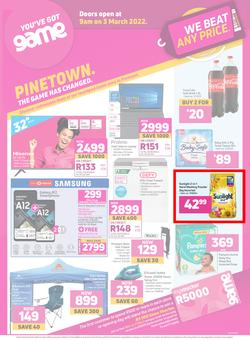 Game Pinetown : The Game Has Changed (03 March - 09 March 2022), page 1