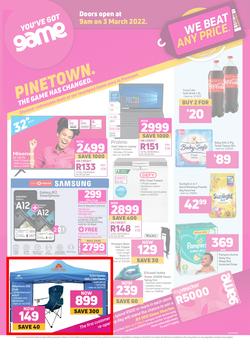 Game Pinetown : The Game Has Changed (03 March - 09 March 2022), page 1