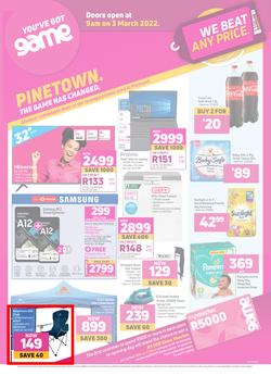 Game Pinetown : The Game Has Changed (03 March - 09 March 2022), page 1