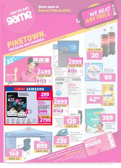 Game Pinetown : The Game Has Changed (03 March - 09 March 2022), page 1