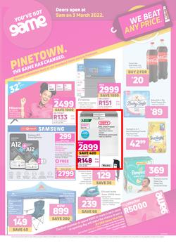 Game Pinetown : The Game Has Changed (03 March - 09 March 2022), page 1