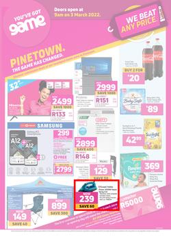 Game Pinetown : The Game Has Changed (03 March - 09 March 2022), page 1