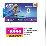 Hisense 65" QLED 4K 60Hz VIDAA Smart TV 65Q6Q