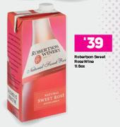 Robertson Sweet Rose Wine-1Ltr Box