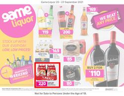 Game Liquor : Stock Up With Everyday Low Prices (20 September - 23 September 2021), page 1