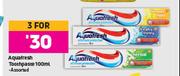 Aquafresh Toothpaste (Assorted)-For 3 x 100ml