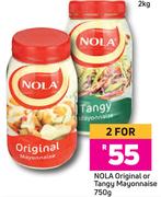 Nola Original Or Tangy Mayonnaise-For 2 x 750g