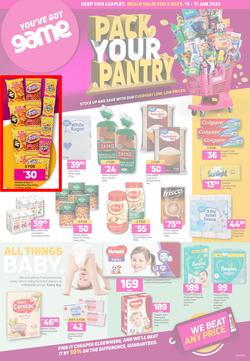 Game : Pack Your Pantry (13 January - 17 January 2022), page 1
