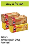 Bakers Tennis Biscuits Assorted-For Any 4 x 200g