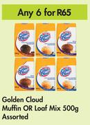 Golden Cloud Muffin Or Loaf Mix Assorted-For Any 6 x 500g