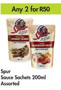 Spur Sauce Sachets Assorted-For Any 2 x 200ml