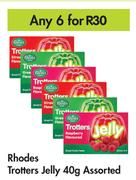 Rhodes Trotters Jelly Assorted-For Any 6 x 40g