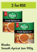 Rhodes Smooth Apricot Jam-For 2 x 900g