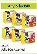 Moir's Jelly Assorted-For Any 6 x 80g