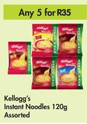 Kellogg's Instant Noodles Assorted-For Any 5 x 120g
