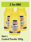 Moir's Custard Powder-For 3 x 500g