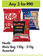 Nestle Minis Bag Assorted-For Any 3 x 130g-210g