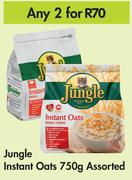 Jungle Instant Oats Assorted-For Any 2 x 750g