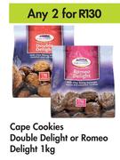 Cape Cookies Double Delight Or Romeo Delight-For Any 2 x 1Kg