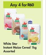 White Star Instant Maize Meal Assorted-For Any 4 x 1Kg