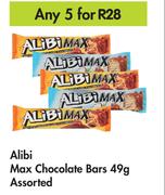 Alibi Max Chocolate Bars Assorted-For Any 5 x 49g