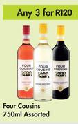 Four Cousins Assorted-For Any 3 x 750ml