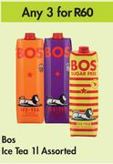 Bos Ice Tea Assorted-For Any 3 x 1Ltr