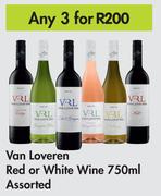 van Loveren Red Or White Wine Assorted-For Any 3 x 750ml