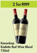 Kanonkop Kadette Red Wine Blend-For 2 x 750ml