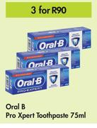 Oral B Pro Expert Toothpaste-For 3 x 75ml