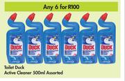 Toilet Duck Active Cleaner Assorted-For Any 6 x 500ml