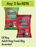 Ol'Roy Adult Dog Food Assorted-For 2 x 8Kg