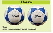 Shoot Size 5 Laminated Ground Soccer Ball-For 2