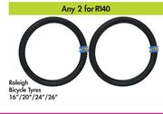 Raleigh Bicycle Tyres 16"/20"/24"/26"-For Any 2