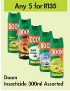 Doom Insecticide Assorted-For Any 5 x 300ml