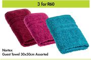 Nortex Guest Towel Assorted-For 3 x 30 x 50cm
