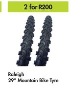Raleigh 29" Mountain Bike Tyre-For 2