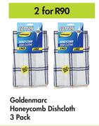 Goldermarc Honeycomb Dish Cloth 3 Pack-For 2
