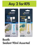 Bostik Sealant Assorted-For Any 2 x 90ml