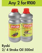 Ryobi 2/4 Stroke Oil-For Any 2 x 500ml