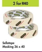 Sellotape Masking 36 x 40-For 2 