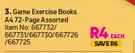 Game Exercise Books A4 72 Page Assorted-Each