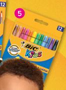 Bic Turn & Colour Retractable Wax Crayons 12 Pack