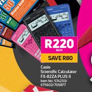 Casio Scientific Calculator FX-82ZA Plus II-Each