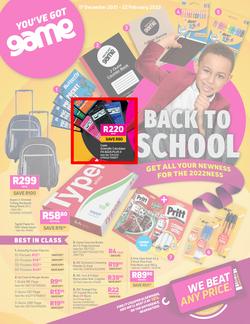 Game : Back To School (17 December 2021 - 22 February 2022), page 1