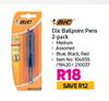 Bic Clic Ballpoint Pens 2 Pack
